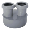 Переходник двойной PVC-U DN 110/40/40 Airfit