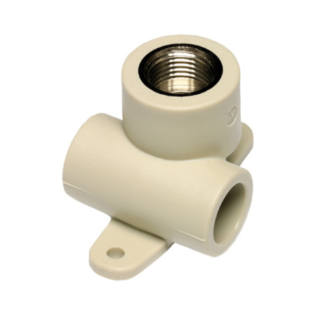 Тройник ПП с креплением  20 х 1/2" ВР Wavin Ekoplastik Чехия