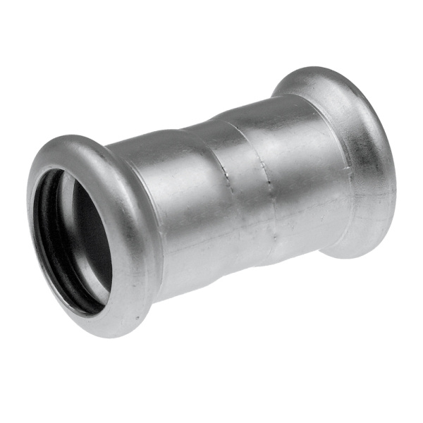 Пресс соединитель двухраструбный 22 x 22 мм KAN-therm Inoх нержавеющая сталь