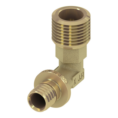 Угол латунный 25 x 3/4" наружная резьба Tece