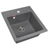 Мойка кухонная ARFEKA DALAGO тёмно-серая из искусственного камня (465 х 500 х 190 мм)