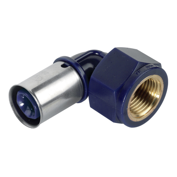 Пресс угол 90° 16 х 2.0 х 1/2" внутренняя резьба Wavin Пресс угол 90° 16 х 2.0 х 1/2" внутренняя резьба Wavin