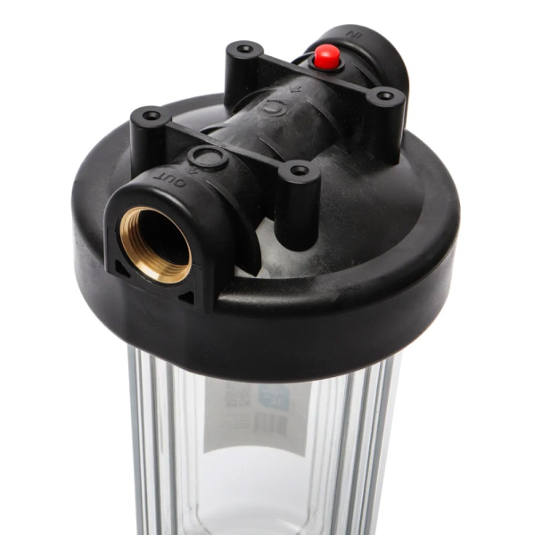 Магистральный фильтр Аквабрайт прозрачный 10BB АБФ-10ББ-ПР