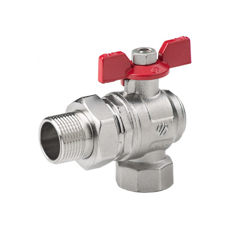 Кран шаровой угловой с американкой 1/2" SENA / VA30 arco