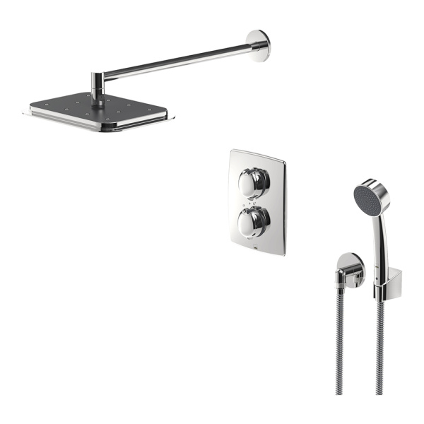 Душевая система скрытого монтажа с верхним душем rain shower Oras Oprima 7139