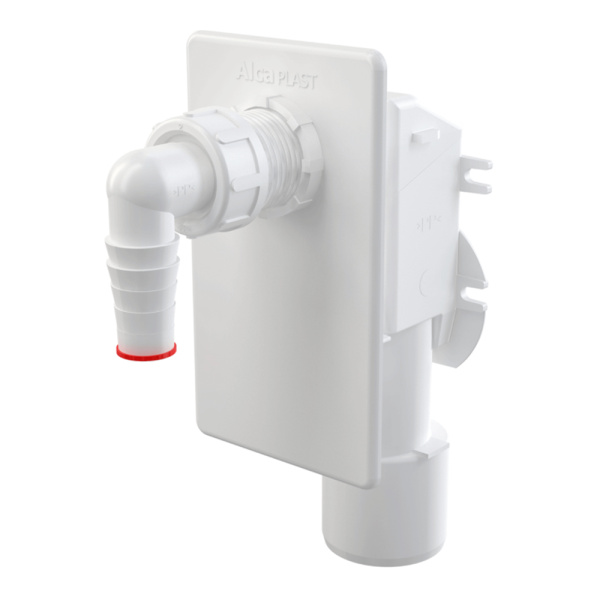 Сифон (клапан) для стиральной машины под штукатурку Alcaplast АPS4 белый Сифон (клапан) для стиральной машины под штукатурку Alcaplast АPS4 белый