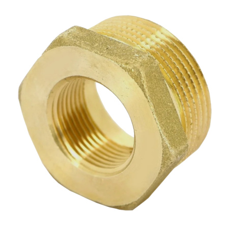Футорка латунная НР 1 1/2" х 1 1/4" ВР General Fittings