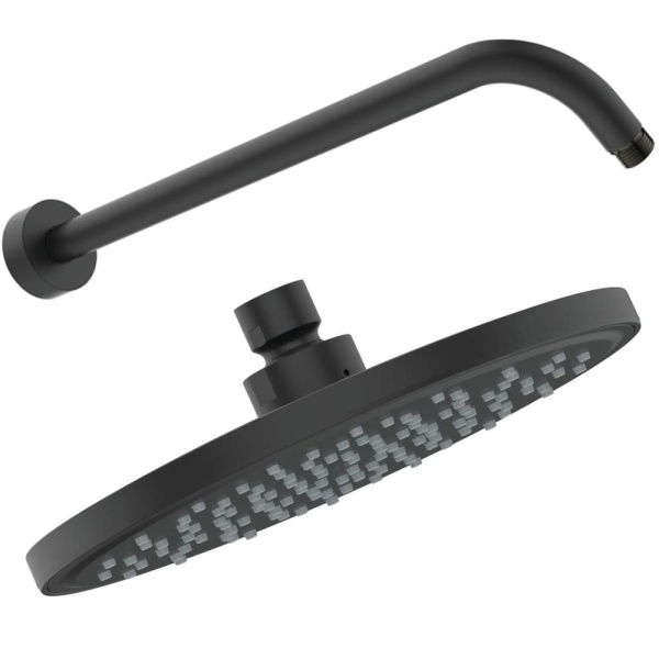 Душевая система скрытого монтажа Ideal Standard Ceraline Black 6в1, чёрный (лейка-стик, верхний душ 200 мм)