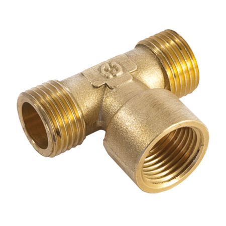 Тройник переходной латунный НР/ВР/НР 1/2" General Fittings
