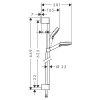 Душевой гарнитур Hansgrohe Crometta Vario 26532400 (650 мм)