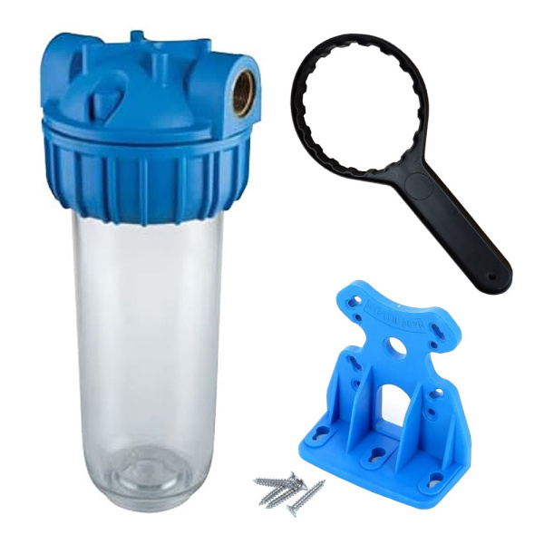 Магистральный фильтр для очистки воды Atlas Filtri SENIOR PLUS 3P SX TS 3/4" 10SL, без картриджа