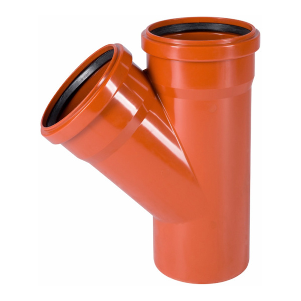 Тройник канализационный наружный Ostendorf 160 х 160 мм 45°