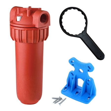 Магистральный фильтр для очистки горячей воды Atlas Filtri SENIOR PLUS HOT 3P SX AB 3/4" 10SL без картриджа