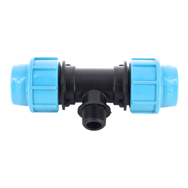 Тройник компрессионный 32 х 3/4"НР х 32 Unidelta