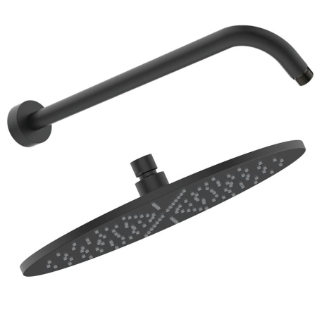 Душевая система скрытого монтажа Ideal Standard Ceraline Black 6 в 1, чёрный (лейка-стик, верхний душ 300 мм)