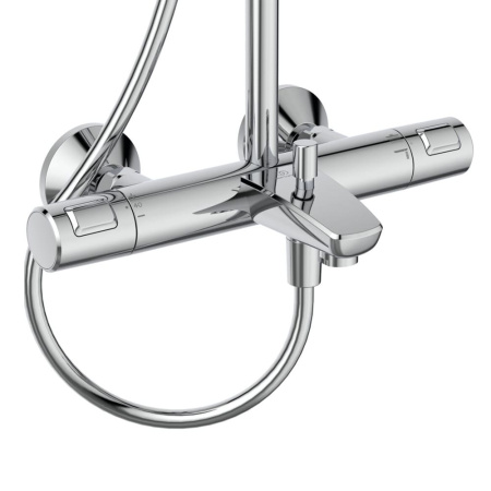 Душевая система для ванны Ideal Standard Ceratherm T25 с термостатом (с изливом)