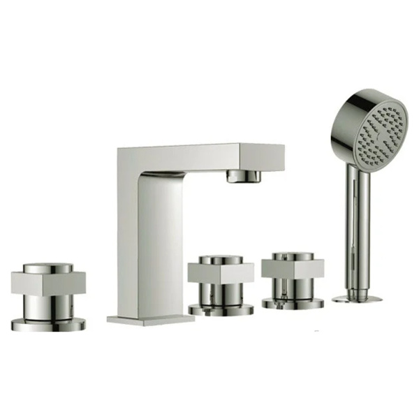 Смеситель на край ванны Ledeme L1187 хром