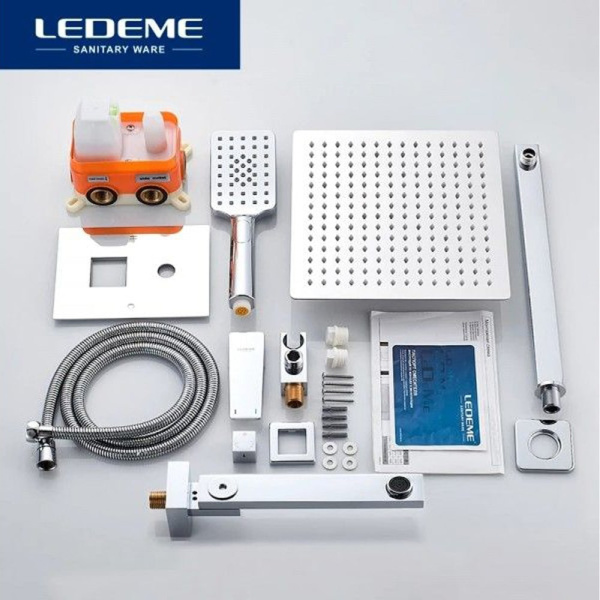 Душевая система Ledeme L2478-2 встраиваемая хром