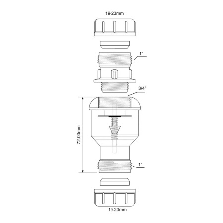 Сифон для кондиционера McALPINE CONVALVE
