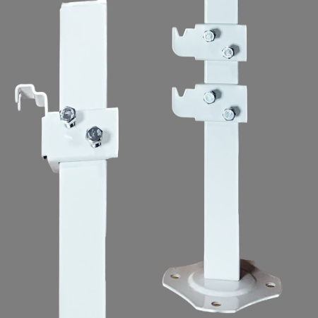 Кронштейн напольный регулируемый для стальных панельных радиаторов (крепление снаружи и за панель)