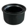 Переходник суперкомпакт DN 110x90 мм Burke (чёрный)
