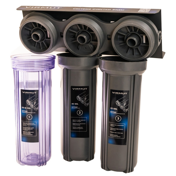 Трехступенчатая система очистки воды VIRMUT АНТИЖЕЛЕЗО