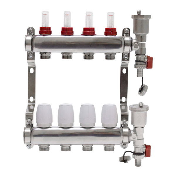 Гребенка для теплого пола APE на 4 выхода