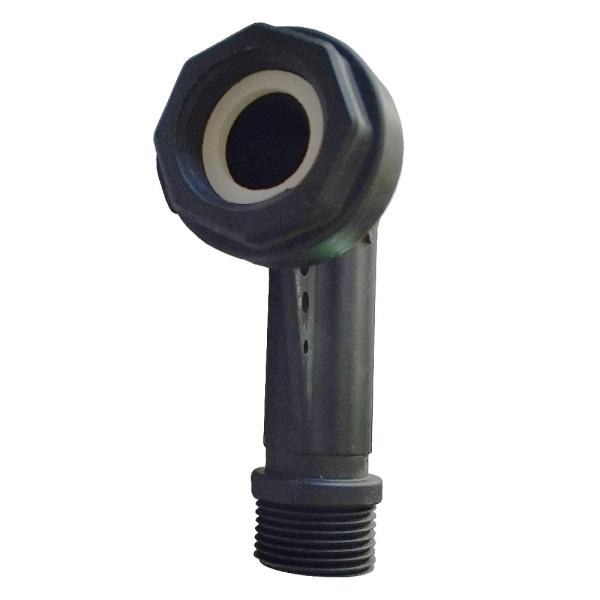 Угол пластиковый 1" HP/BP с вращающейся гайкой для подключения BRIO