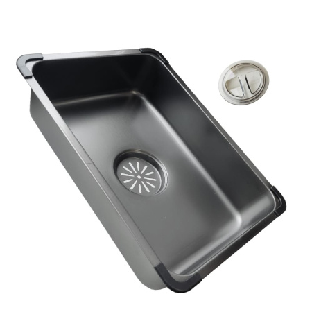 Мойка кухонная Diadonna ДS7545B (750 х 540 х 200мм) многофункциональная с водопадом