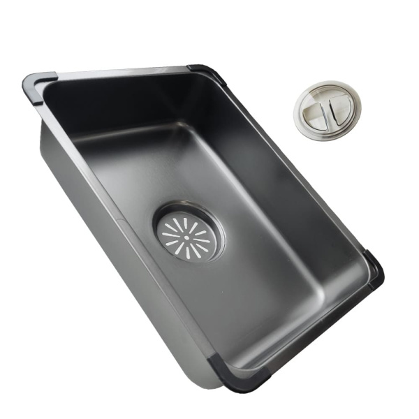Мойка кухонная Diadonna ДS7545B (750 х 540 х 200мм) многофункциональная с водопадом Мойка кухонная Diadonna ДS7545B (750 х 540 х 200мм) многофункциональная с водопадом