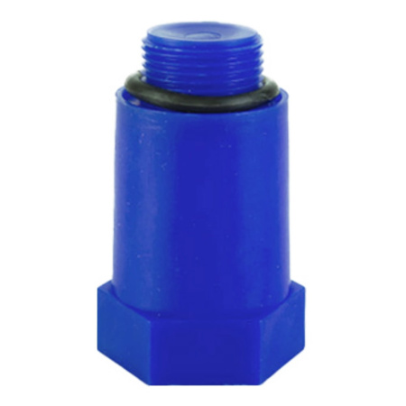 Пробка глухая длинная синяя 3/4" НР STYRON
