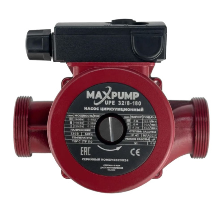 Насос циркуляционный UPE 32/8-180 с гайками MAXPUMP Насос циркуляционный UPE 32/8-180 с гайками MAXPUMP