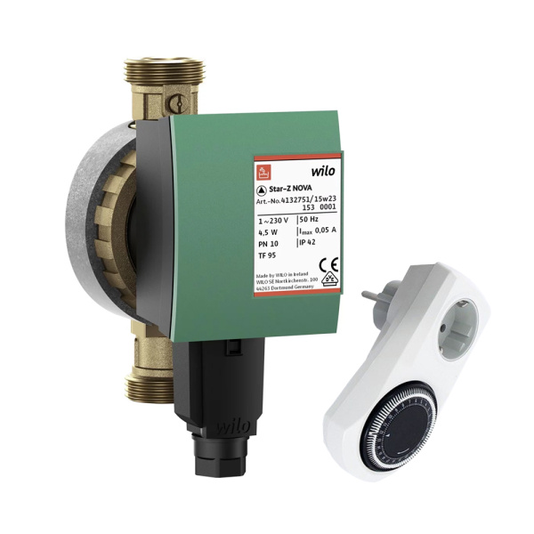 Насос циркуляционный Wilo Star-Z NOVA C, 138 Насос циркуляционный Wilo Star-Z NOVA C, 138