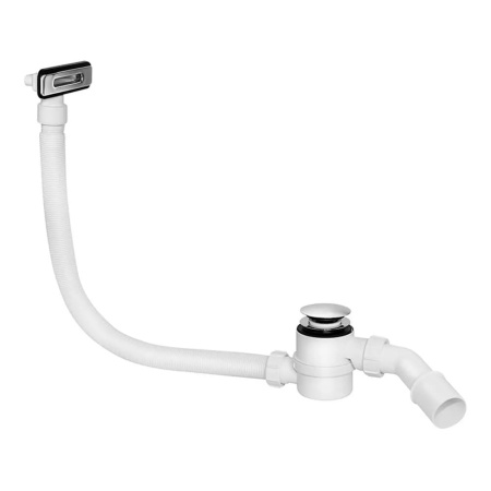 Сифон для ванны CLICK-CLACK McALPINE HC2600CLOV в прямоугольным переливом