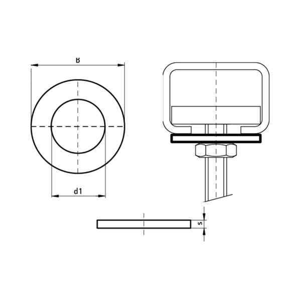 Шайба 8.4 х 25 мм WM0-35 Walraven BIS Шайба 8.4 х 25 мм WM0-35 Walraven BIS