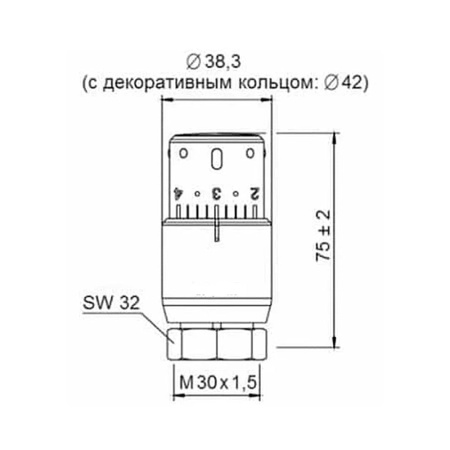 Термостатическая головка KERMI
