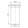 Фановая труба для унитаза прямая 110 х 250 мм Alcaplast A91-250