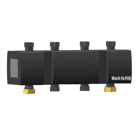 Коллектор со встроенной гидрострелкой Huch EnTEC ECO 2 MINI на 3 отопительных контура до 50 кВт (2 м3/ч,DN20)