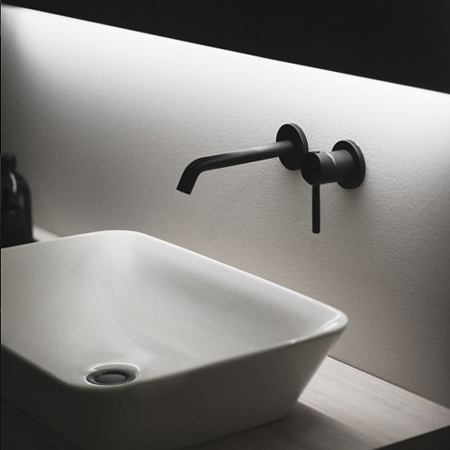 Смеситель встраиваемый для умывальника Ideal Standard Ceraline Black с внутренней частью