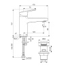 Смеситель для раковины Ideal Standard Ceraplan H90 BD229AA, с донным клапаном Click