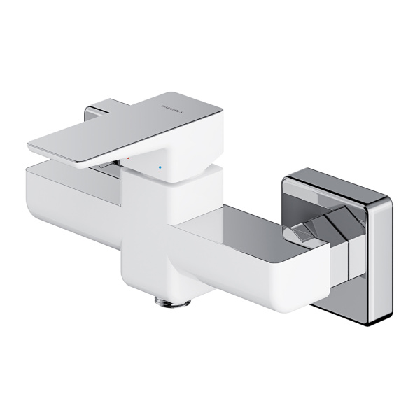Смеситель для душа Omnires Parma BIA/CHR PM7440CRВ белый хром