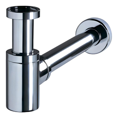 Сифон для умывальника латунный WIRQUIN LINEIS-MINI 1 1/4 х 32 мм, без выпуска, отвод с розеткой