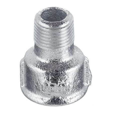 Муфта переходная чугунная оцинкованная 3/4" х 1/2" ВР-НР Platinum Gebo