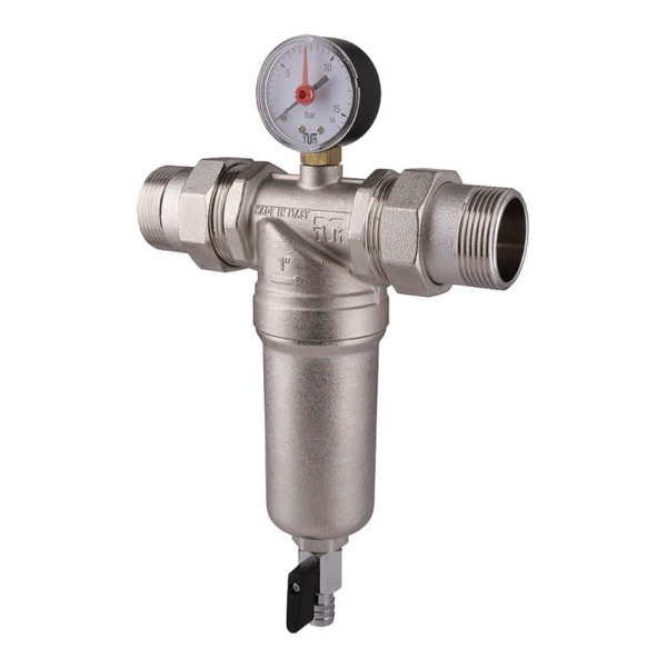 Фильтр самопромывной НР 1" с американками Tiemme