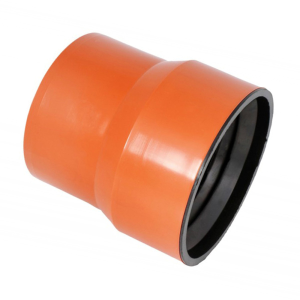 Переход на чугунную трубу (трапер) KGUG 125 мм + Комплект уплотнений GA-Set Ostendorf Переход на чугунную трубу (трапер) KGUG 125 мм + Комплект уплотнений GA-Set Ostendorf