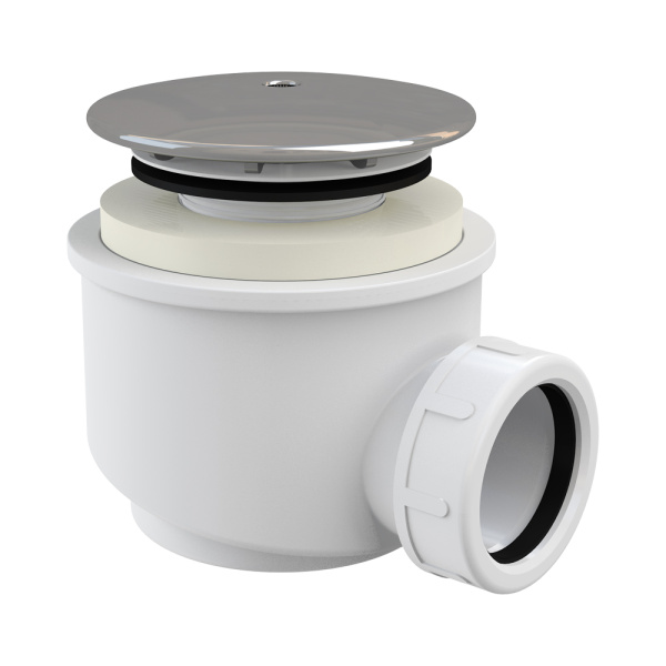 Сифон для душевого поддона DN60 Alcaplast A47CR-60, хром Сифон для душевого поддона DN60 Alcaplast A47CR-60, хром