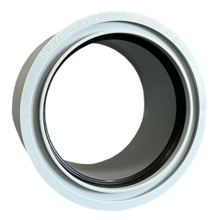 Переходник суперкомпакт DN 110x90 мм Burke (серый)