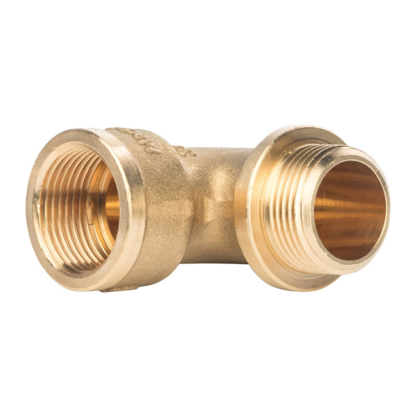 Угольник латунный с ограничителем ВР/НР 3/4" General Fittings Угольник латунный с ограничителем ВР/НР 3/4" General Fittings