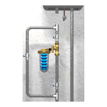 Дозатор с байпасом пропорциональный Atlas Filtri DOSAPLUS 3 для защиты от накипи котлов и водонагревателей