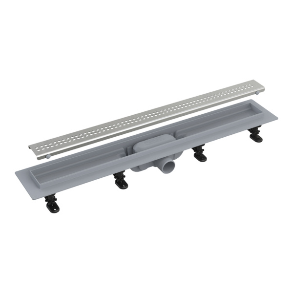 Трап для душа с решеткой 850 х 75 мм Alcaplast APZ9-850M Трап для душа с решеткой 850 х 75 мм Alcaplast APZ9-850M